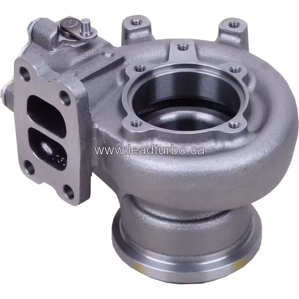 Корпус турбіни 0R7569 TH S300G для CAT 3126E bottom 45 degree view