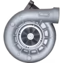 4025150 HX82 Turbolader für Cummins QSK23 G3, Frontansicht mit Kompressorhaus