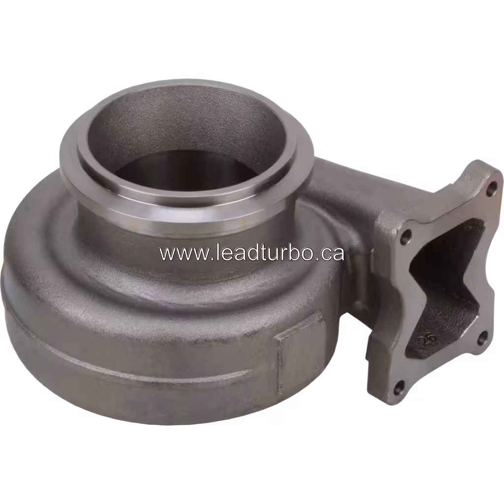 4036481 Turbinengehäuse HX82 Turbolader Ersatz für Cummins QSK60 45 degree view