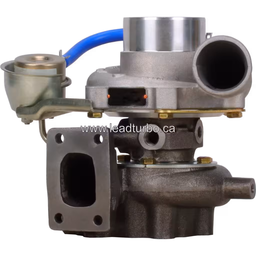 Turbosprężarka 1441124D00 TB2812 do Nissan FD46 front view