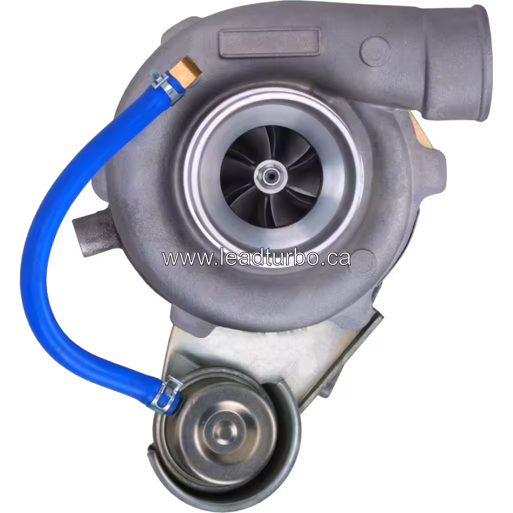 Turbosprężarka 1441124D00 TB2812 do Nissan FD46 top view