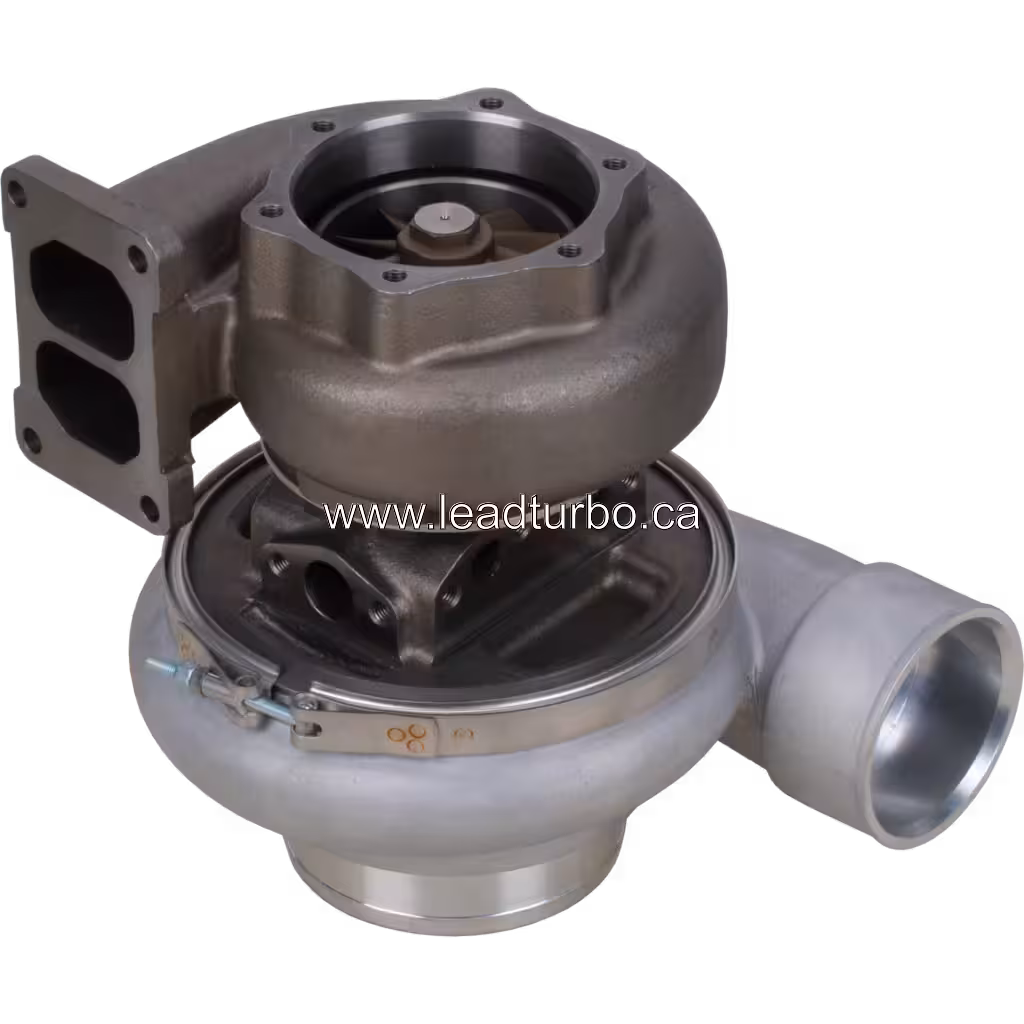 Турбокомпресор 6505-67-5010 KTR110L-F84PW для KOMATSU SAA12V140E-3A: заміна bottom 45 degree view