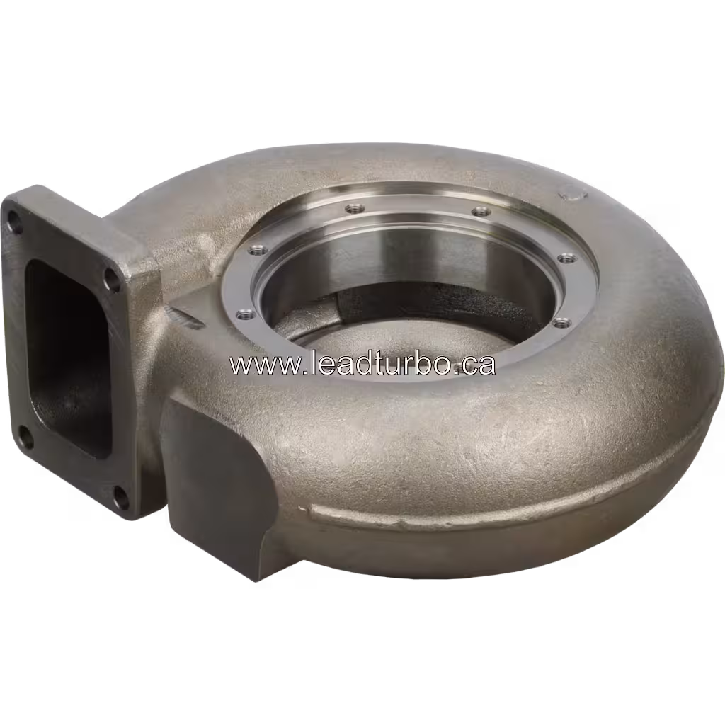 Logement Turbine 3522911A pour Turbo HC5A Cummins KTA38 bottom 45 degree view