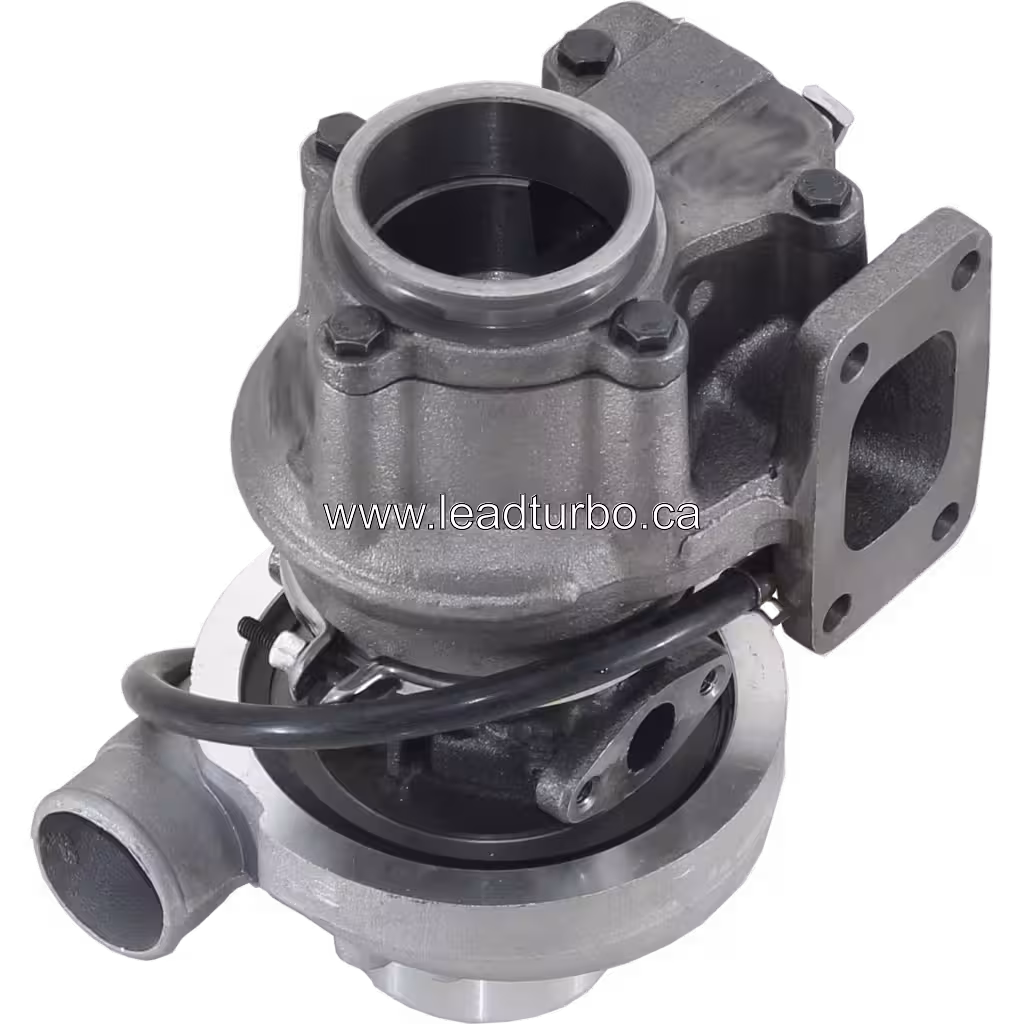 Turbosprężarka zamiennik do Komatsu GD305 i Case (Cummins 4BTA) bottom 45 degree view