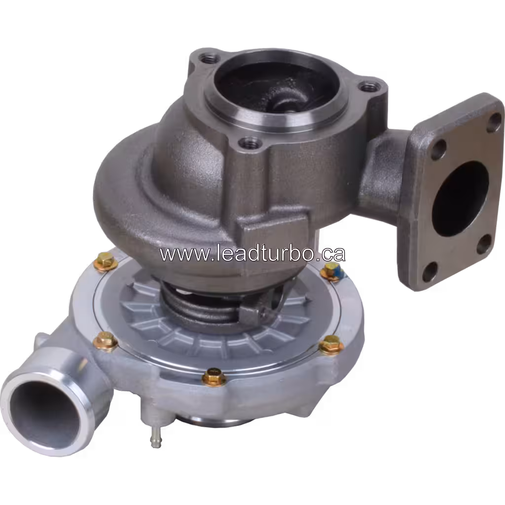 Турбокомпресор 711736-5026 GT2556 для двигуна Perkins 1104C-44T bottom 45 degree view
