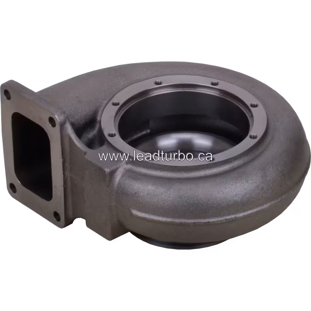 Turbine Housing FOR 3527372 TH, corpo em espiral e boss hexagonal, vista inferior