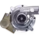 Turbolader 8972402101 RHF4H- für Isuzu D-Max 2.5 TD, Frontansicht mit Kompressor