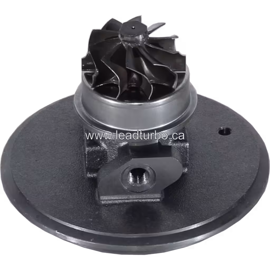 Core turbosprężarki S200S022 0R9865 do CAT E325C / 3126B bottom 45 degree view