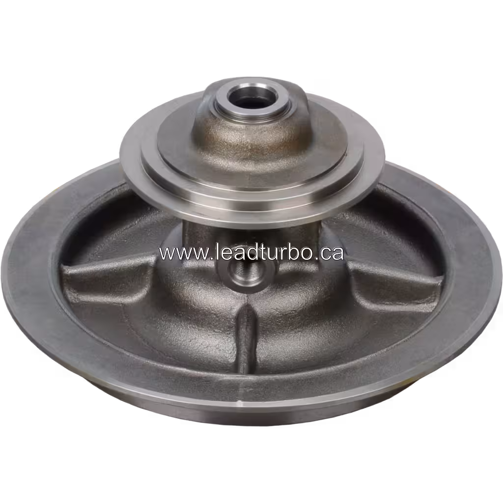 Logement de palier 4040849 BH pour Turbo HE600WG Volvo ISX3 bottom 45 degree view