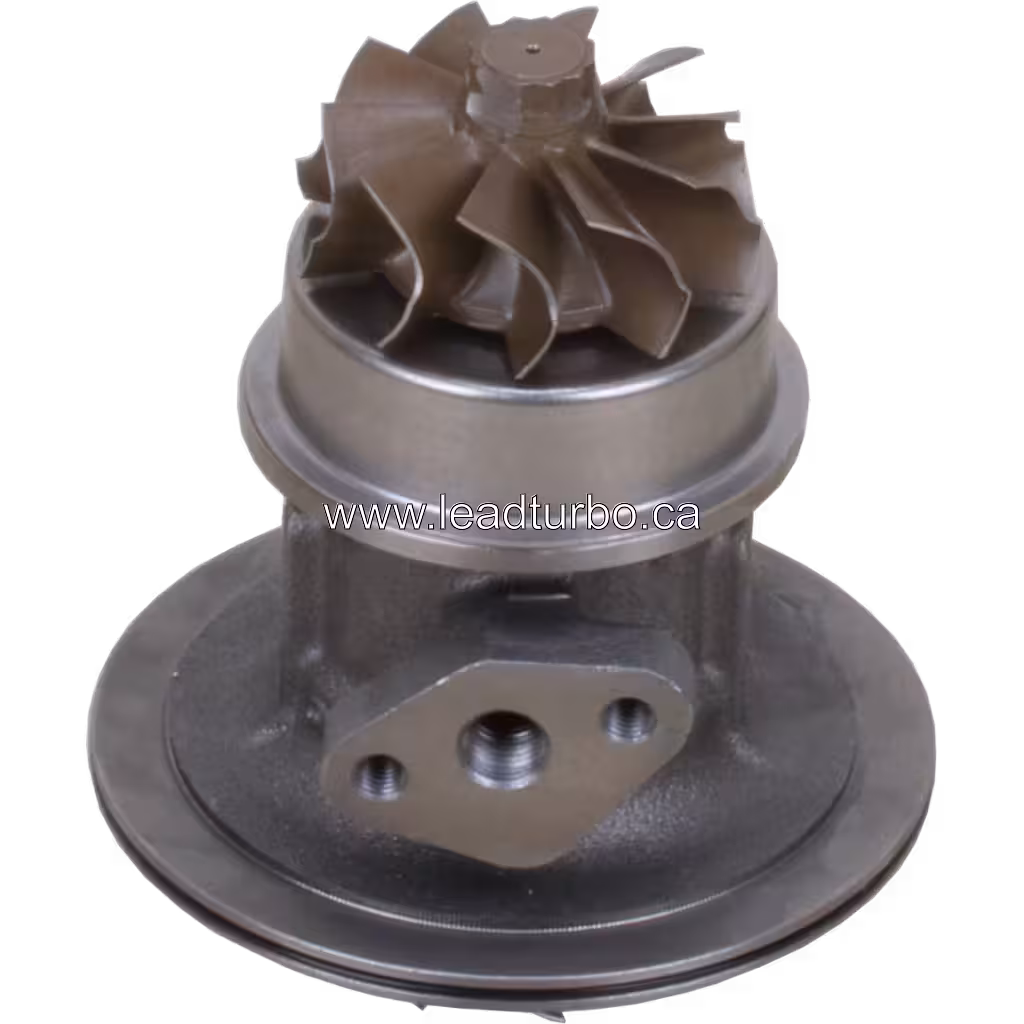 Agricultural turbo core assembly side view