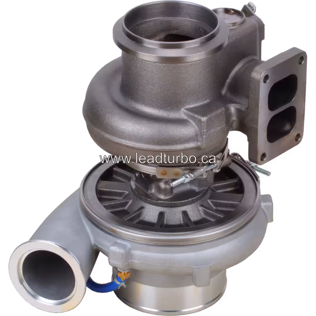 Turbosprężarka do silnika Caterpillar C15 - Zamiennik Aftermarket bottom 45 degree view