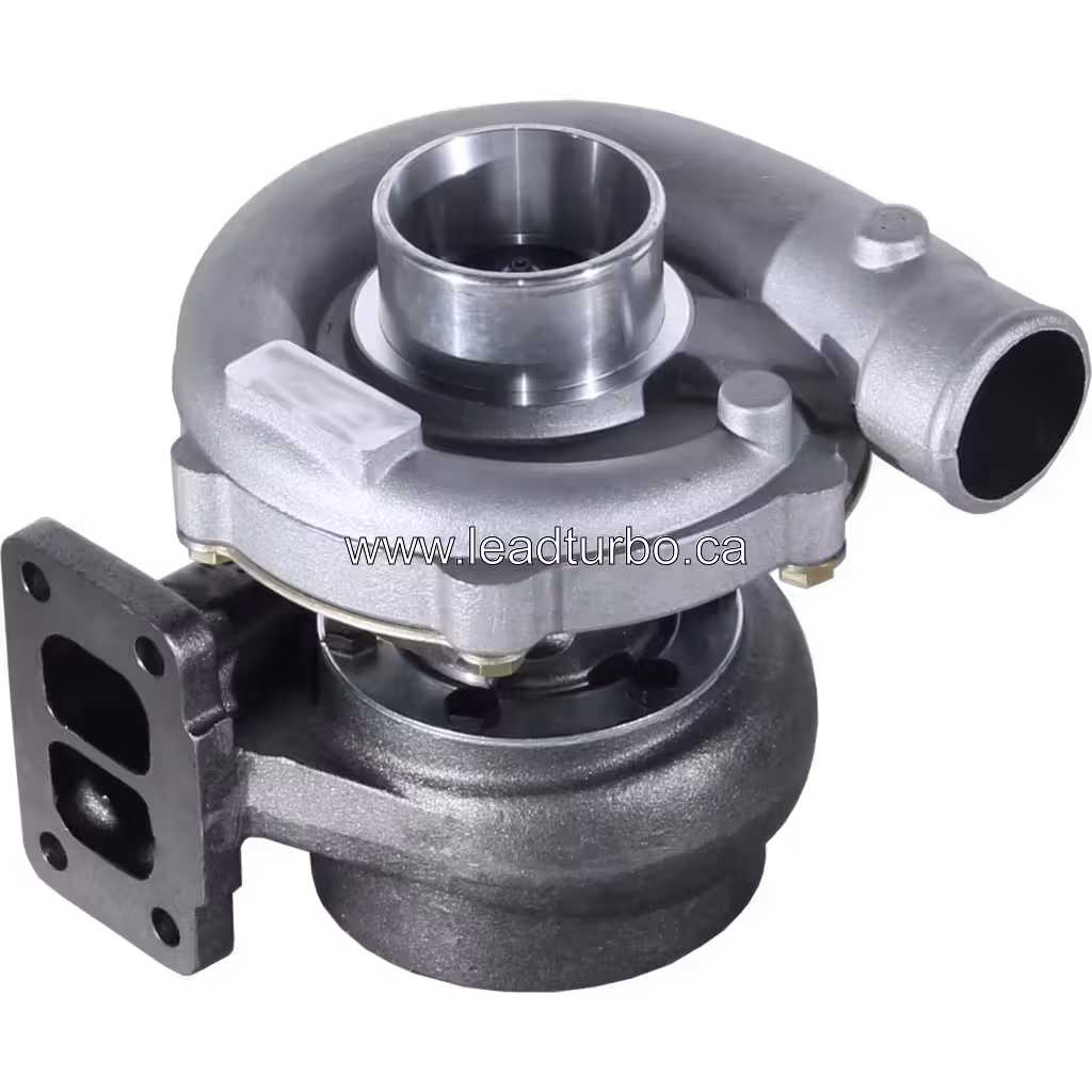 Turbosprężarka aftermarket Perkins 1006 6THR3 widok z boku