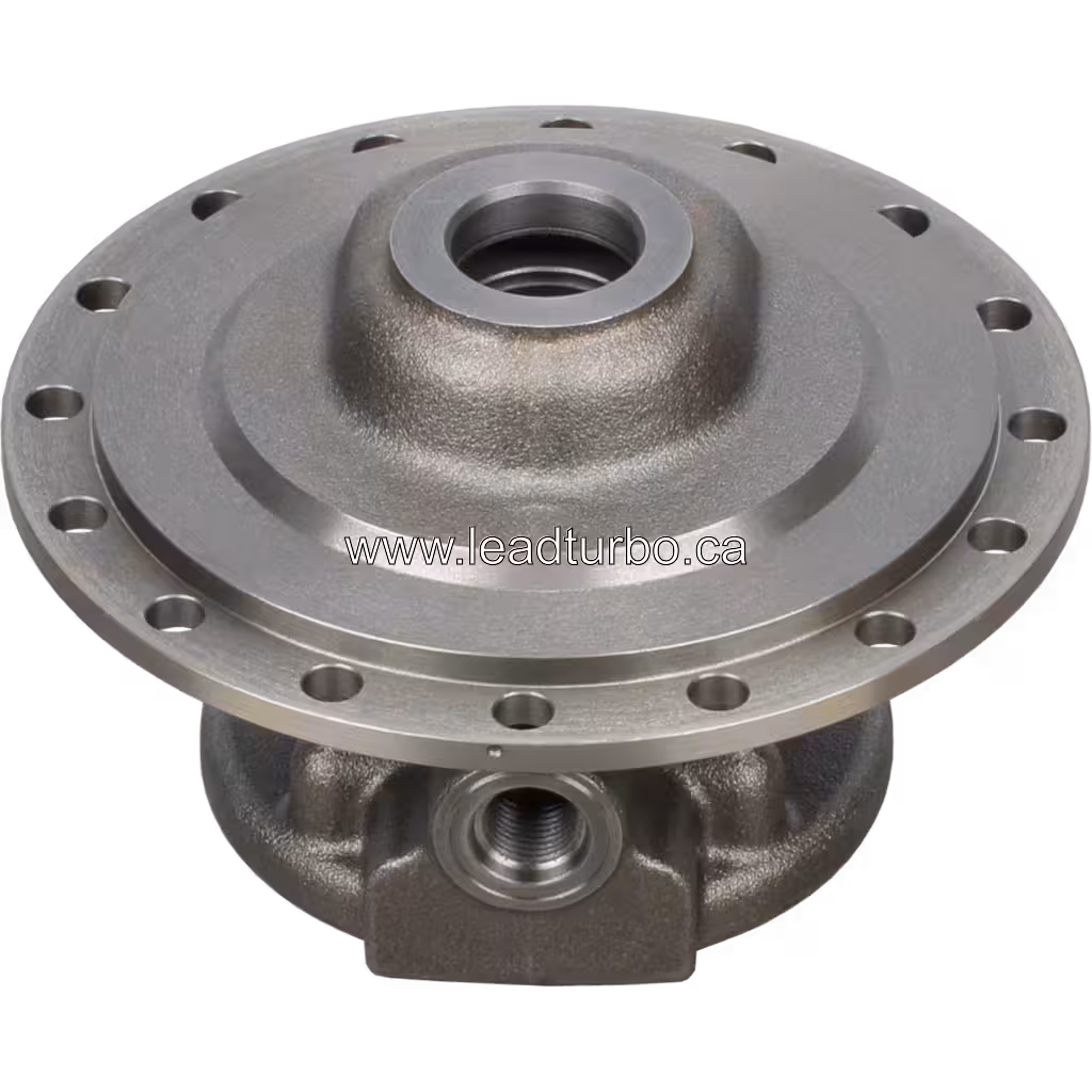 Turbolader-Lagergehäuse für Cummins ISX, industrielle Oberfläche mit zentralem Bohrungsbereich