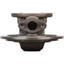 3594556 HX82 Turbolader-Lagergehäuse, Frontansicht mit Flansch und Befestigungslöchern
