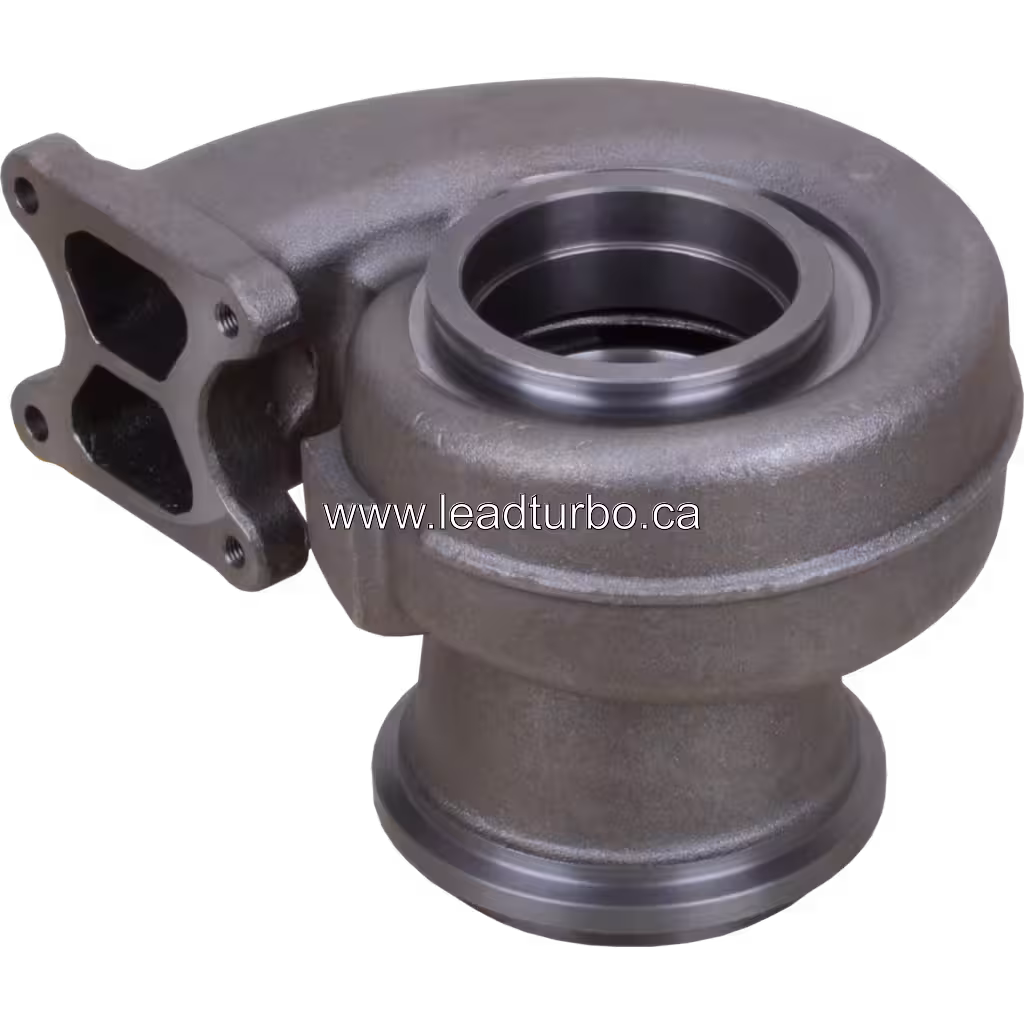 Корпус турбіни 3595089 HX55 для Cummins ISX1 (заміна) bottom 45 degree view