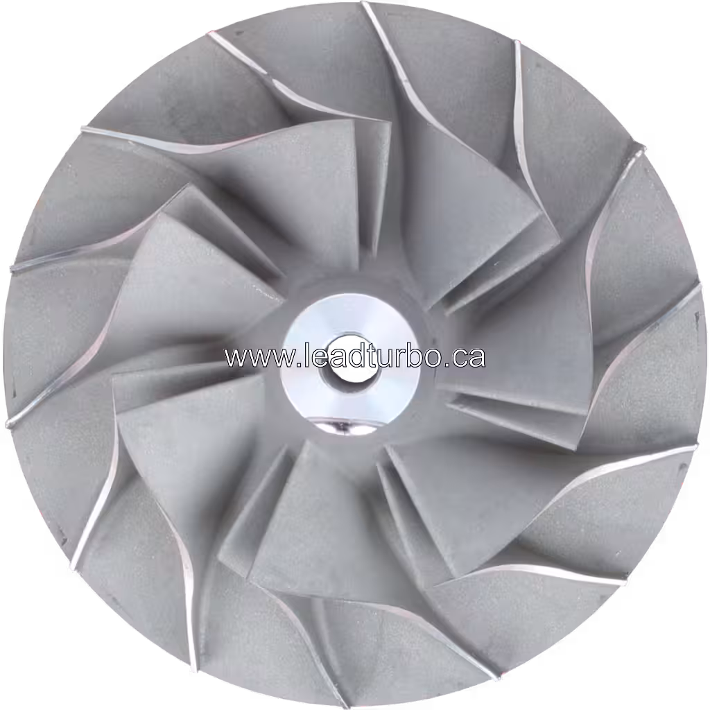 Колесо компресора 53299886707 CW для турбокомпресора J96 (Steyr WD615) top view