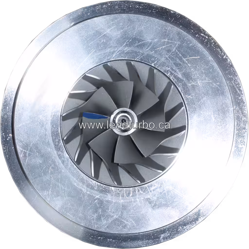 Передній вигляд Core FOR 3524034 H1E для Cummins 6CT, що показує компресорне колесо