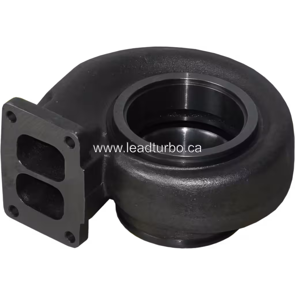 Obudowa Turbiny Turbosprężarki do CAT D8N / Silnik 3406 bottom 45 degree view