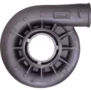 2837180 HX83 Compressor Housing for Cummins QSK38 Turbocharger thumbnail 4
