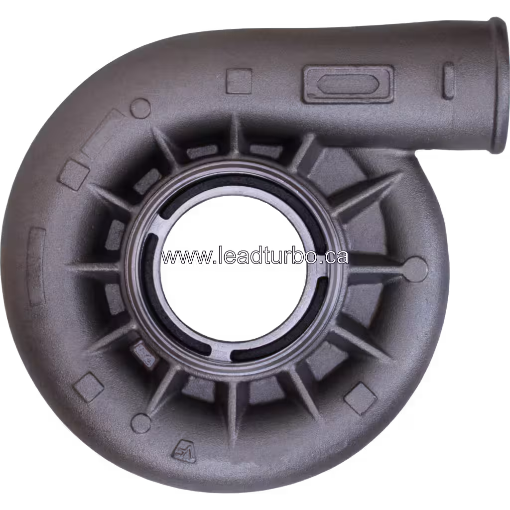 Carcaça do Compressor 2837180 para Turbo HX83 e Motor Cummins QSK38 top view