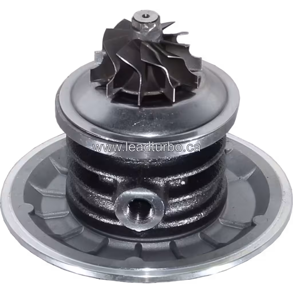 Vista inferior del core de turbocompresor 433289-0290 con rueda de compresor