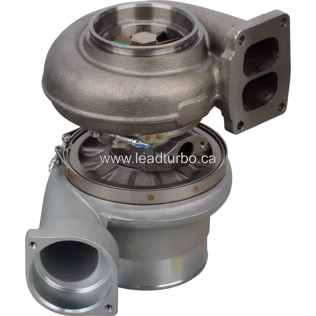 0R5754 turbocharger assembly for CAT 3408T with V-band clamps