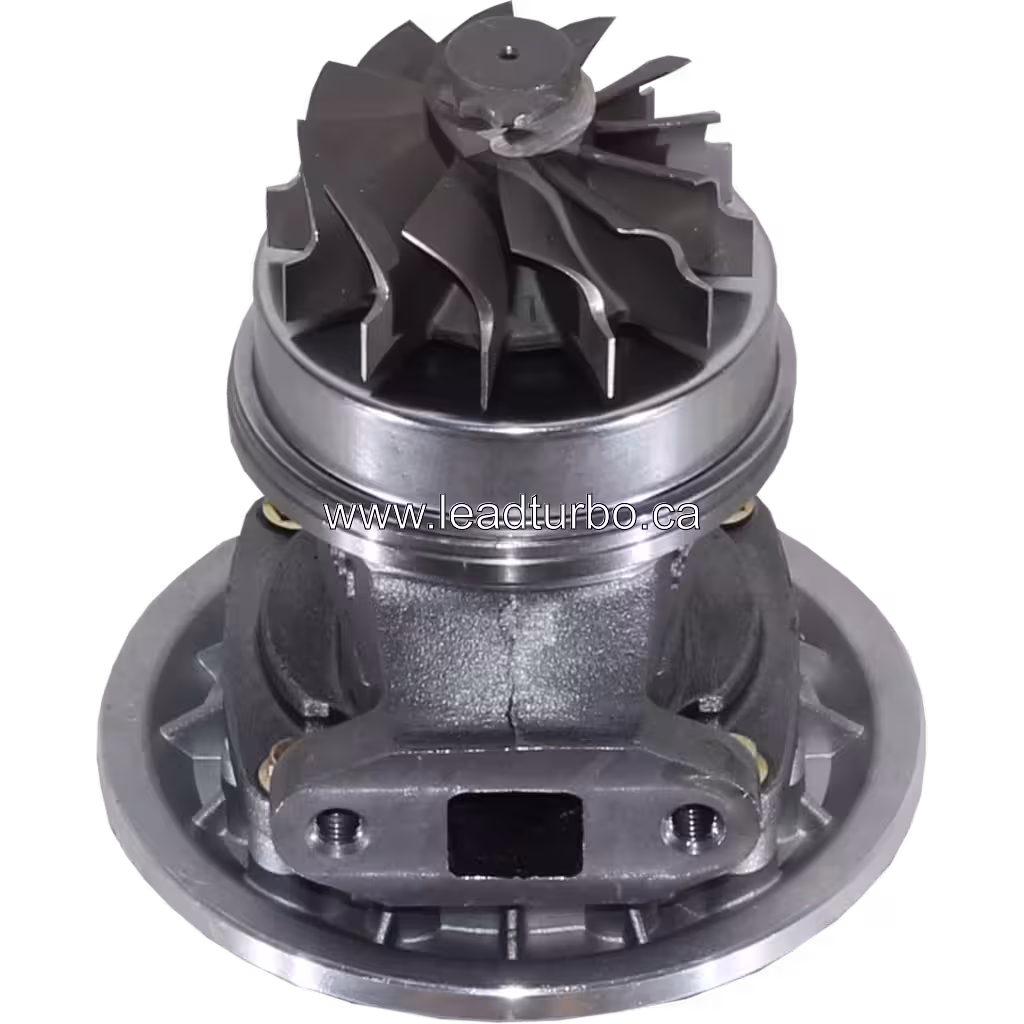 Vista inferior de la rueda de turbina del core H1C