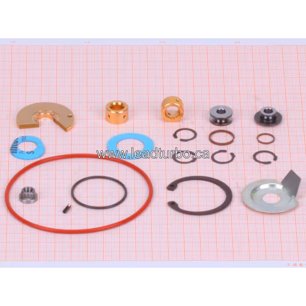 Conteúdo do kit de reparo turbo 318374 S1B032 com anéis e vedações