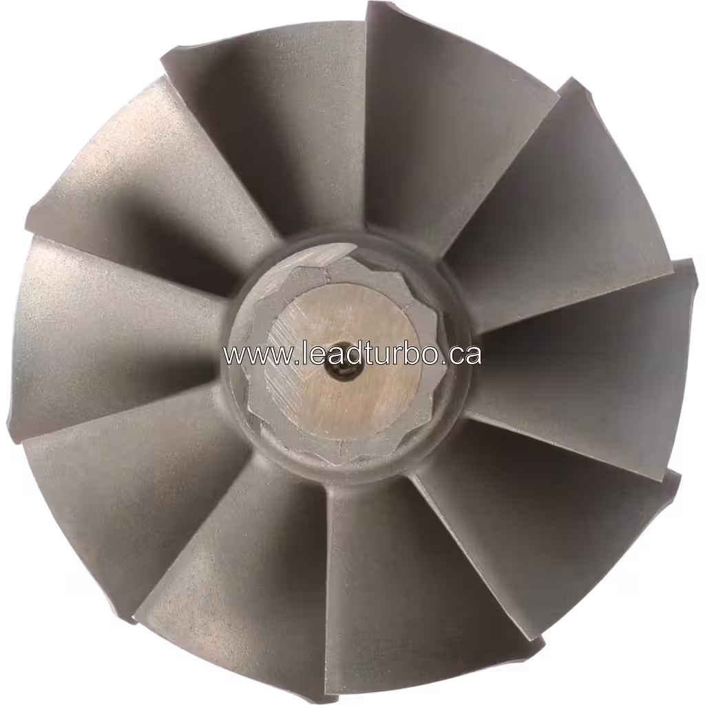 Roue de turbine 179165 pour turbocompresseur J96 top view