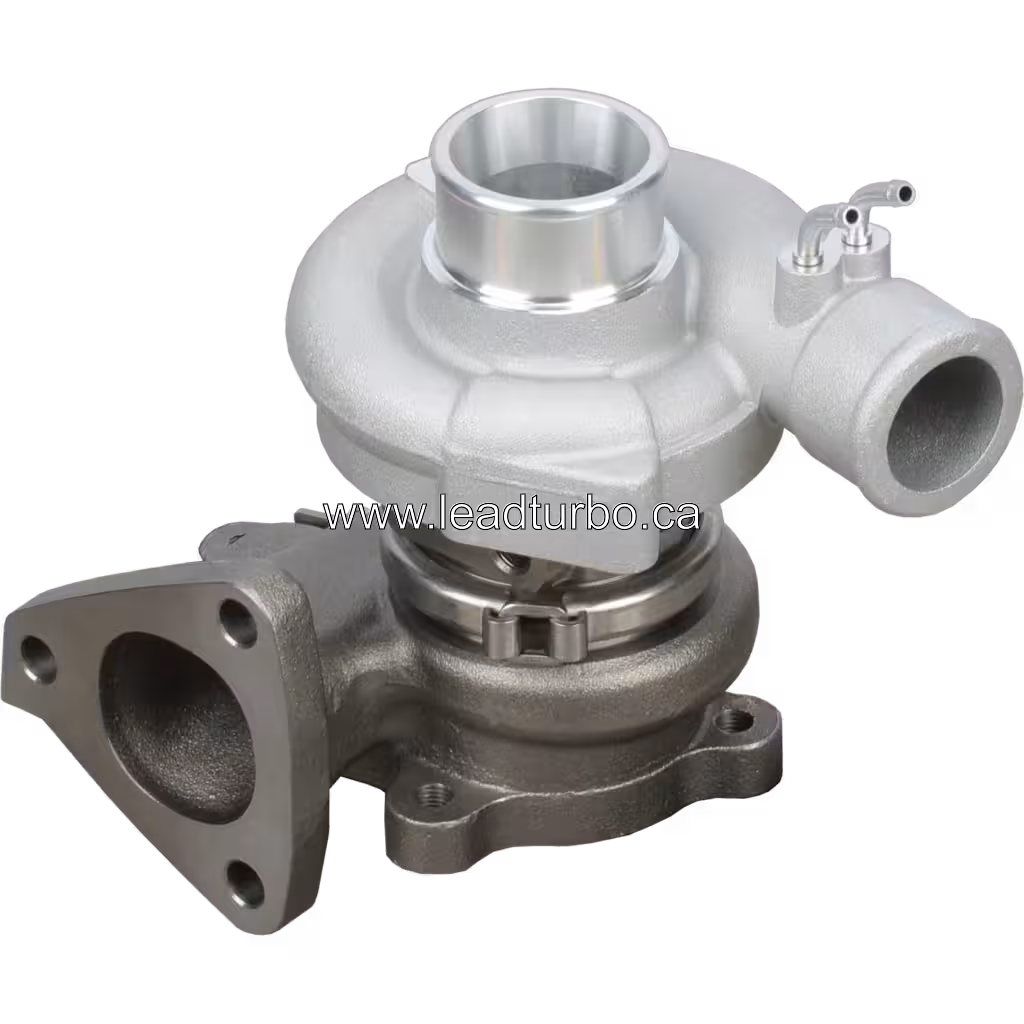 Flanche triangulaire de turbine avec trois trous de boulons sur turbocompresseur MR355225