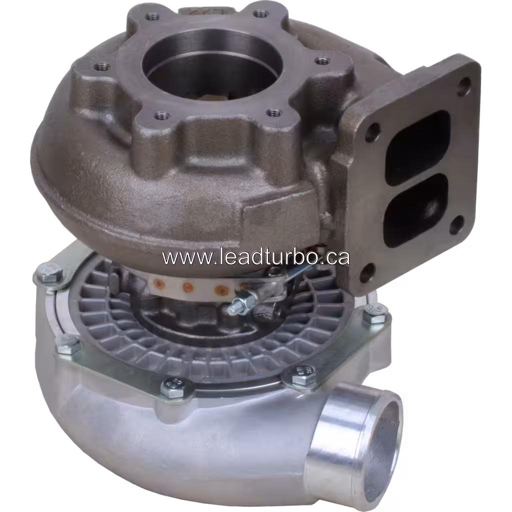 Turbolader 466200-0015 TA4505 für Renault DG290 9840cc bottom 45 degree view