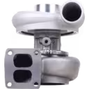 Vista frontal do turbocharger 49188-01254 TDO8H com roda do compressor visível