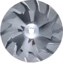 S2BS-001 Turbo Compressor Wheel Side View
