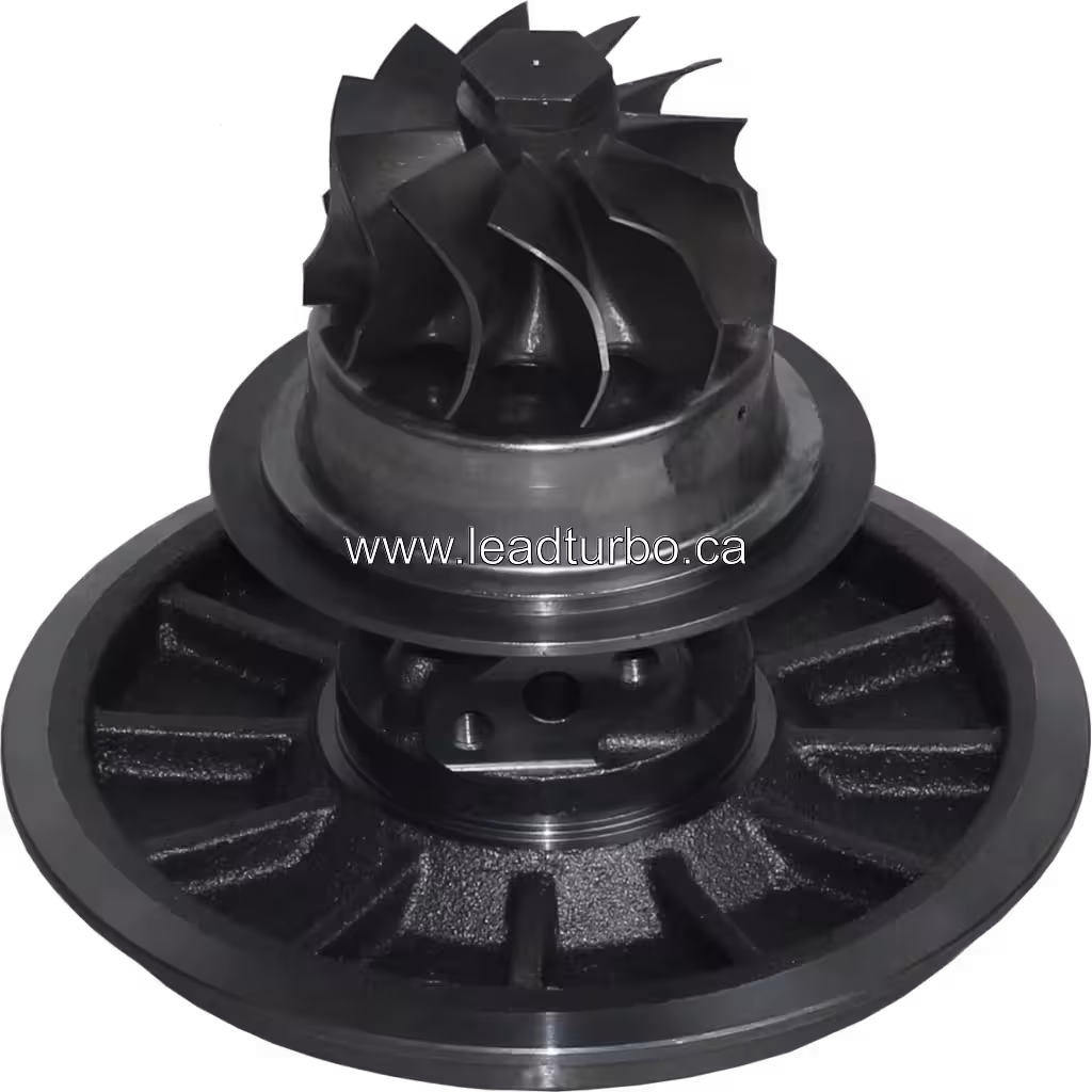 Vue inférieure à 45 degrés de la turbine du core 451686-5008S