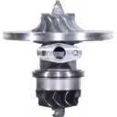 Vista frontal do core de turbo 53277100109 com roda de compressor polida