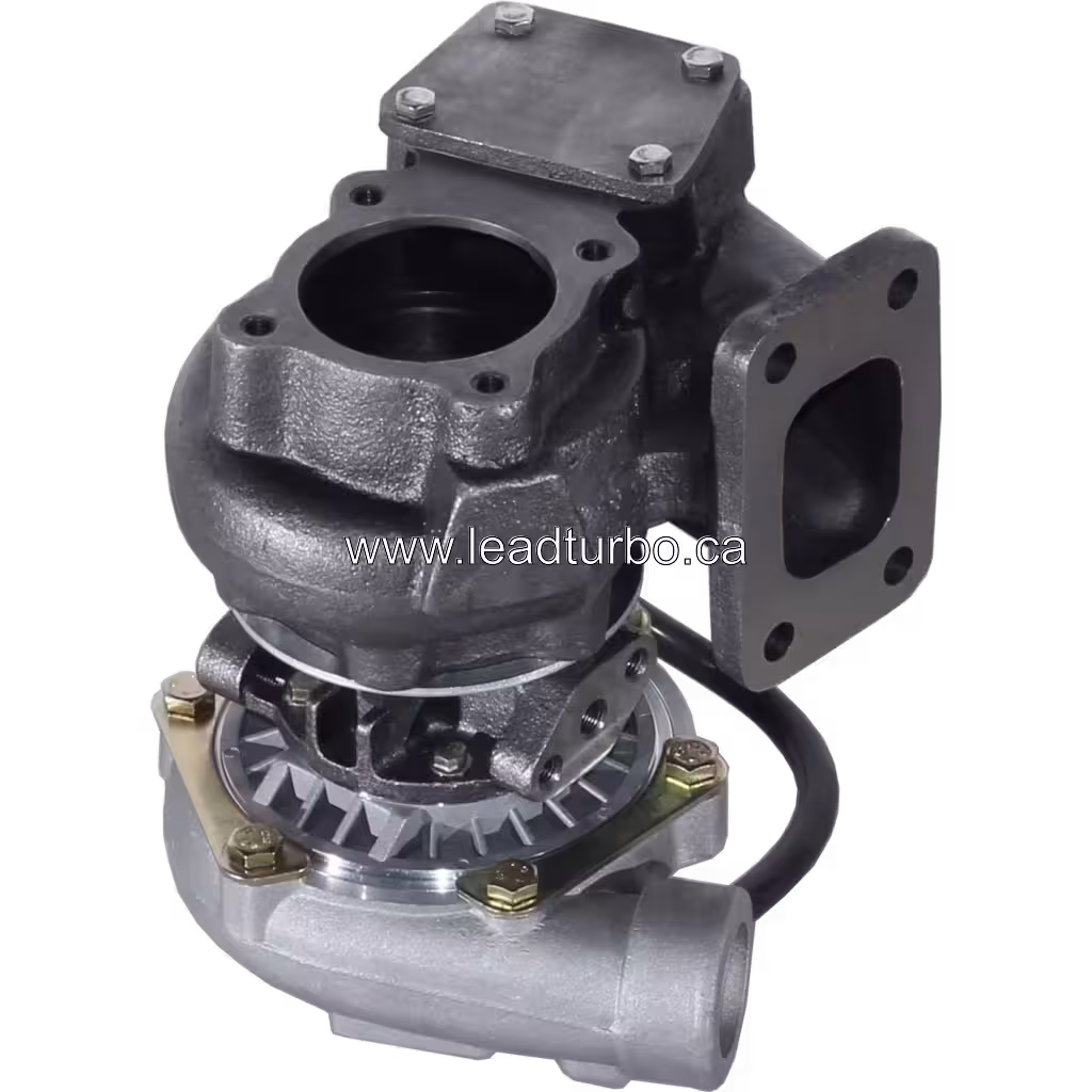 Detalle de alojamiento del turbocompresor reemplazo aftermarket