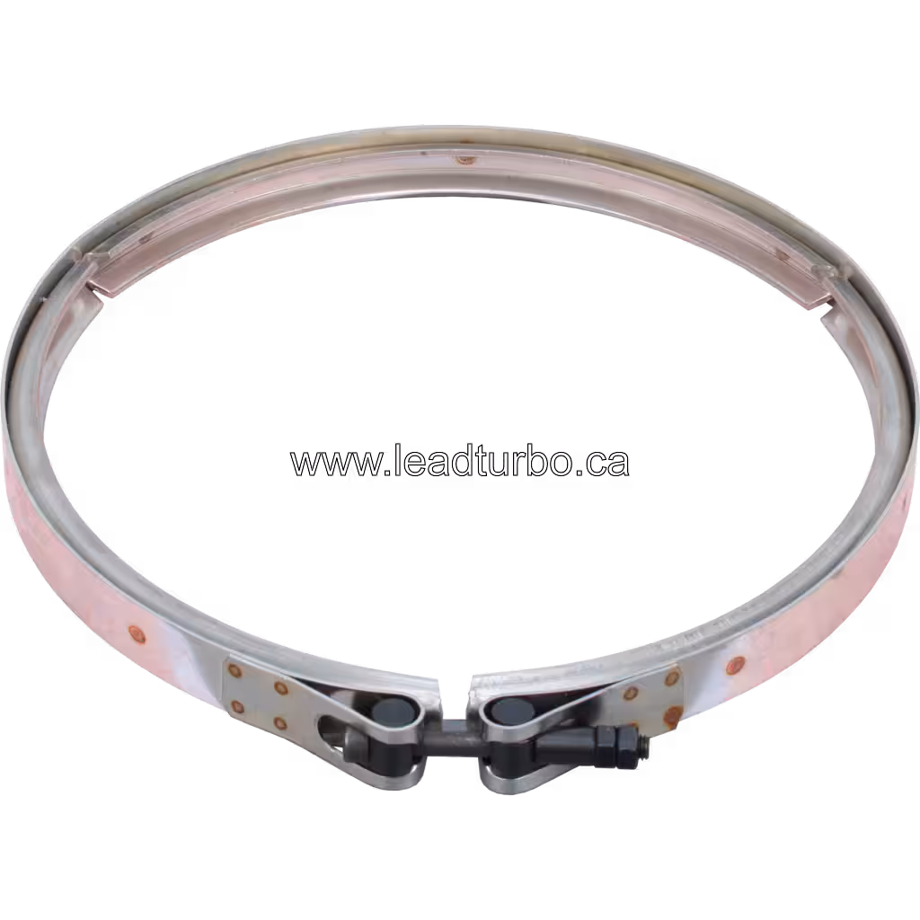 V-band 3590438 para Turbo HX82 Cummins QSK50 - Reposição 45 degree view