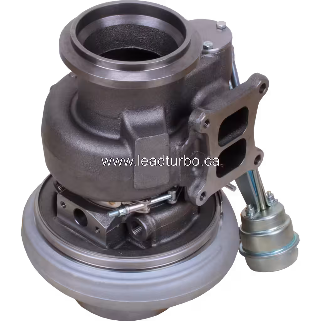 Cummins QSM4 Turbolader HX55W Seitenansicht
