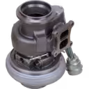 Cummins QSM4 Turbolader HX55W Seitenansicht