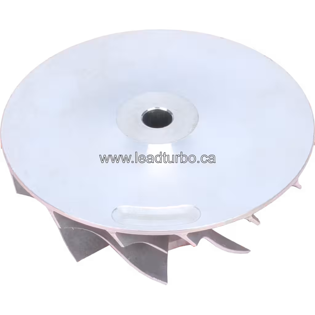 Компресорне колесо 49185-40700 для CAT E320B / CAT 3066T bottom 45 degree view