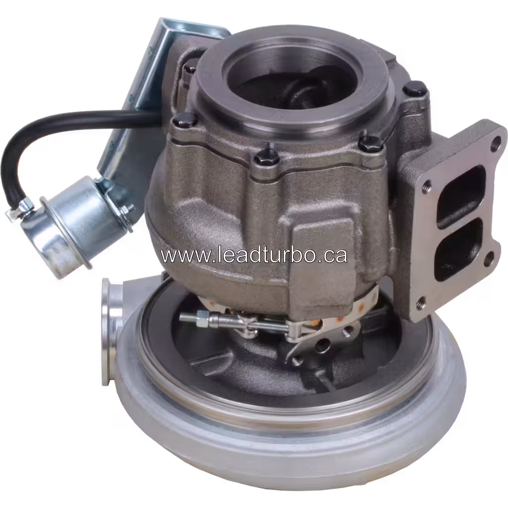 Turbocompresseur 2834546 HX52W pour Volvo MD11 bottom 45 degree view