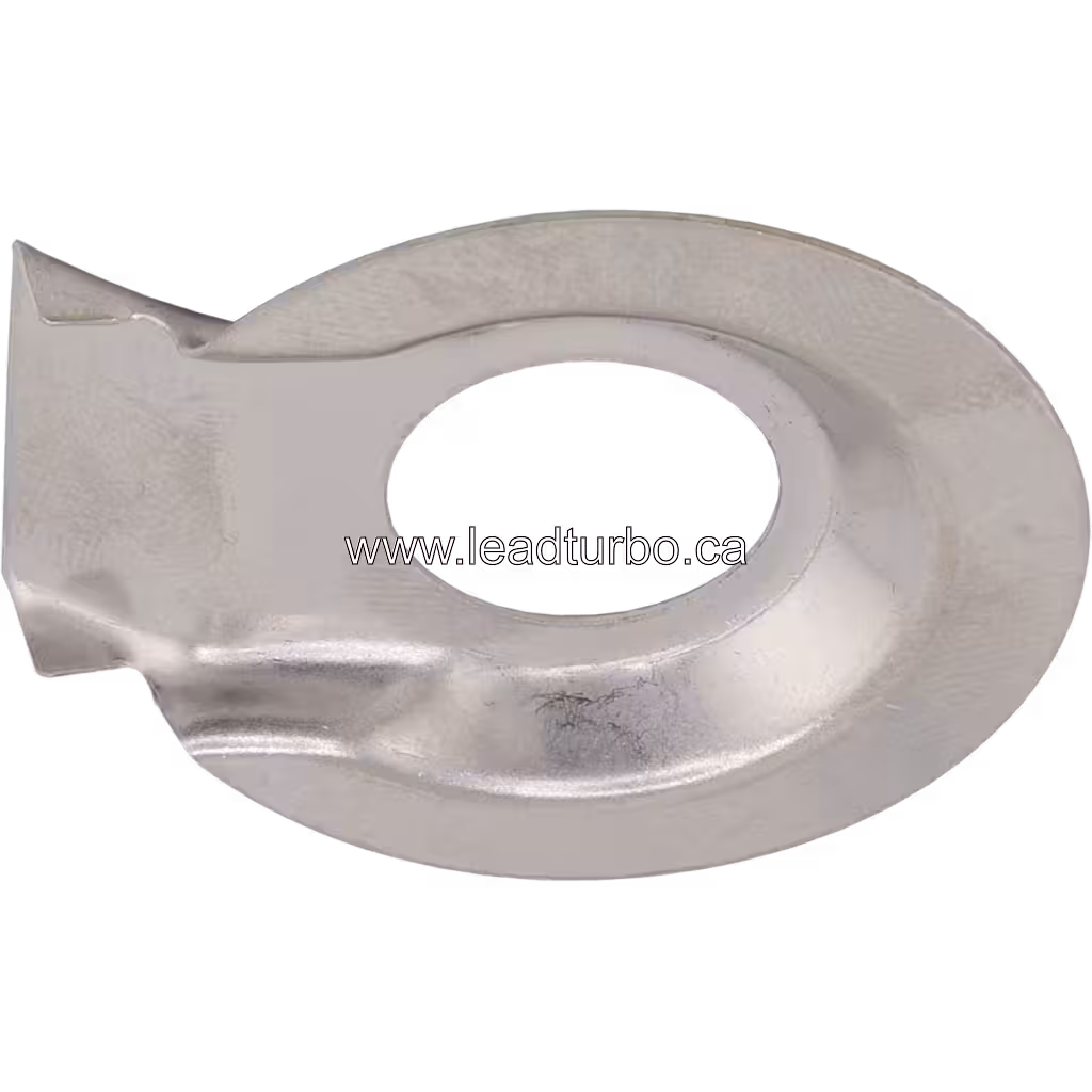 VAX10013 OD Oil deflector для турбокомпресора RHE61 (Hitachi EX200-5) bottom 45 degree view
