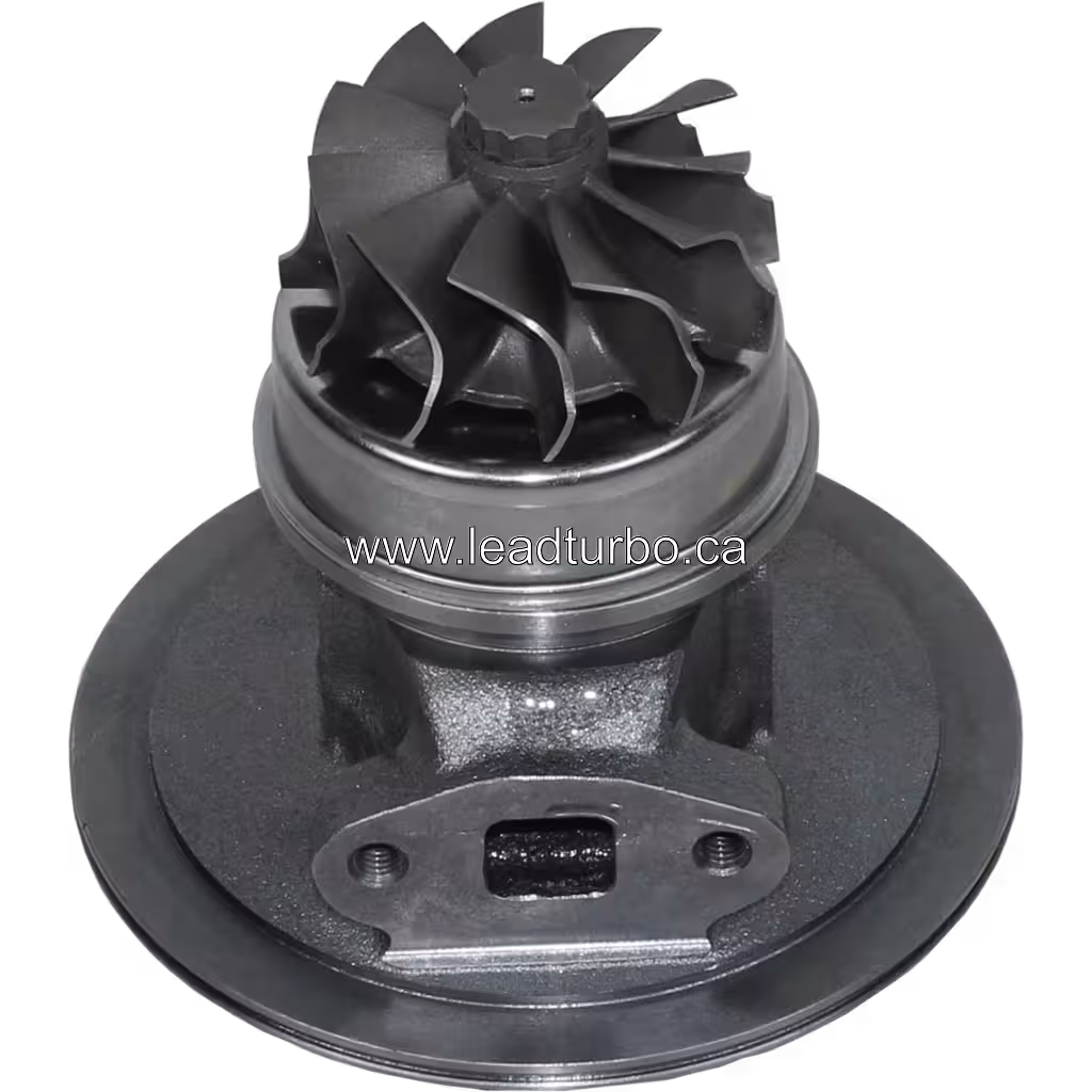 112-4896 S2ESL-113 Turbocharger Core for CAT 325B 3116 bottom 45 degree view