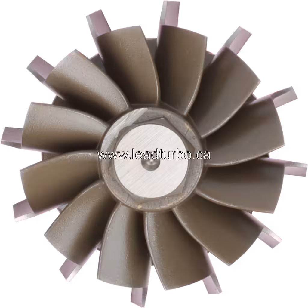 711244-0003 GT3571S Turbine Wheel for Perkins Vista 6 6L 177HP top view