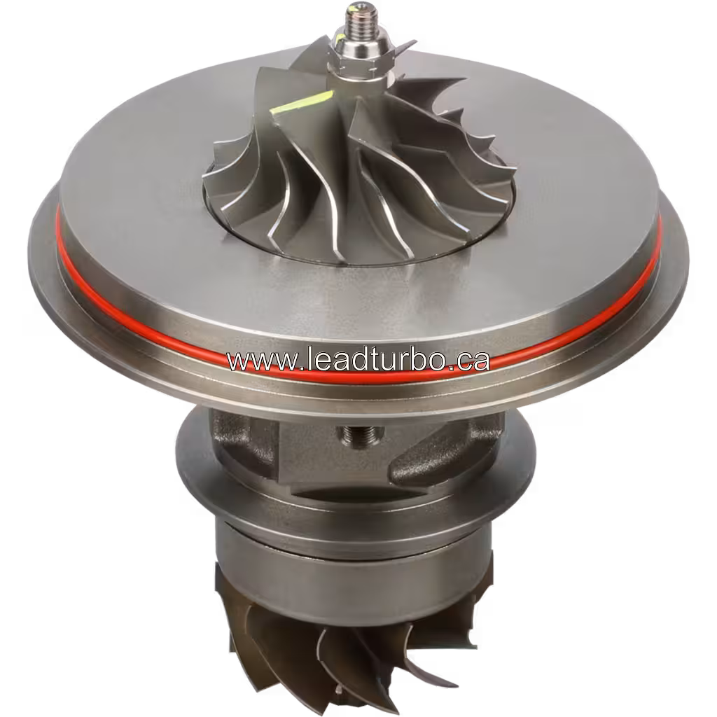 Vista frontal do core de turbocompressor S410