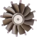Roue Turbine 711244-0003 pour Turbo GT3571S Perkins Vista 6 thumbnail 2