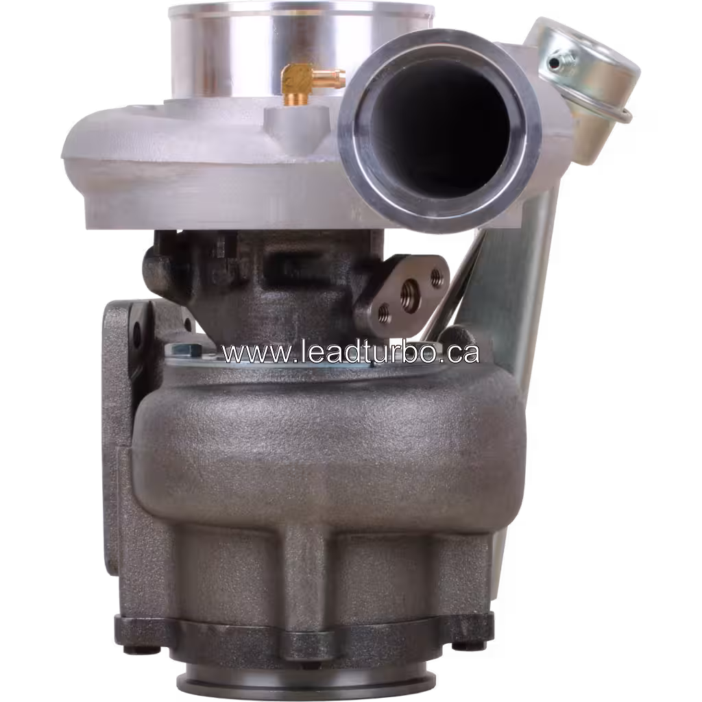 Turbosprężarka 4051184 HX40W widok z przodu do silnika DCEC C245