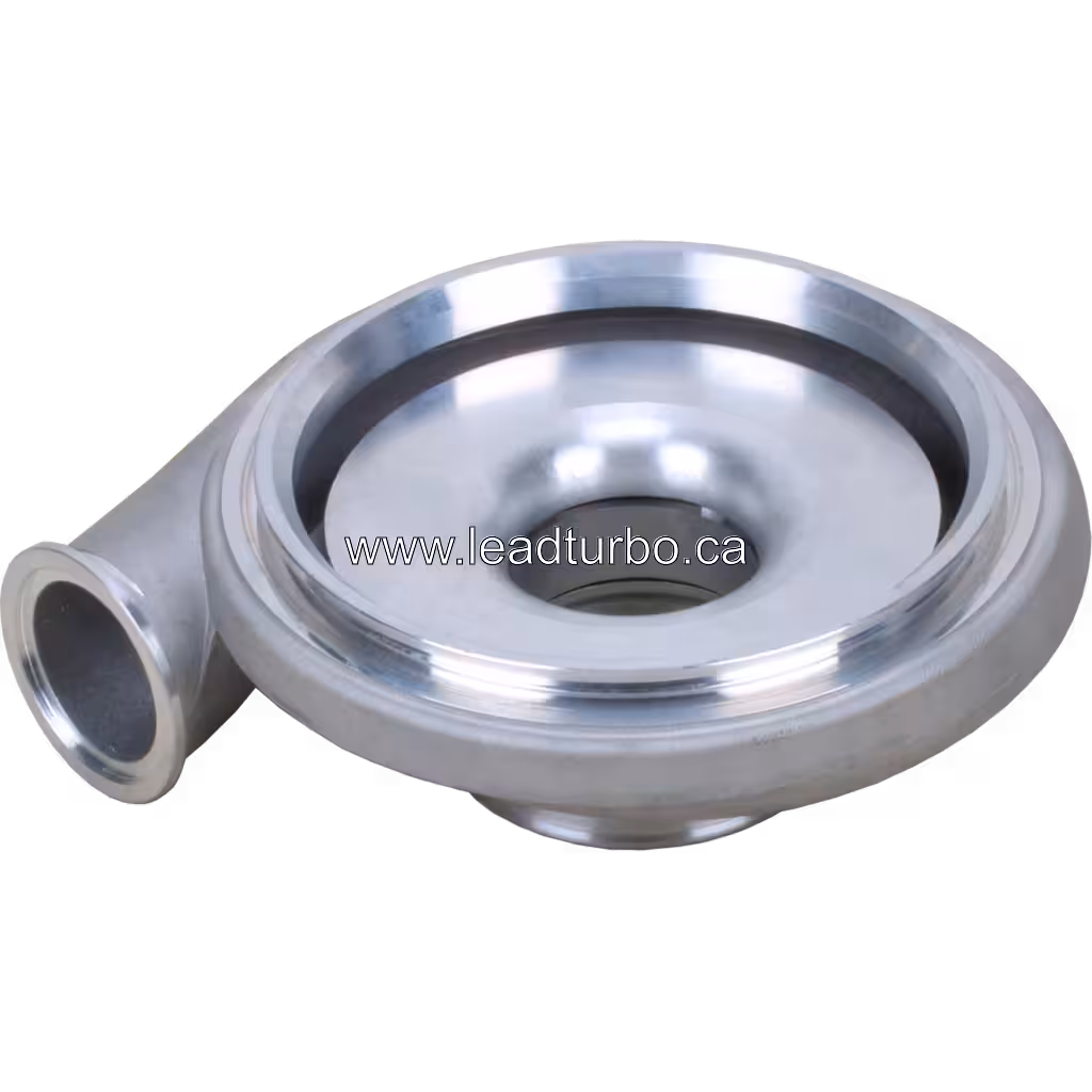 504255233 CH Carcaça do Compressor HY55V 504255233 CH para Iveco Cursor 10 bottom 45 degree view