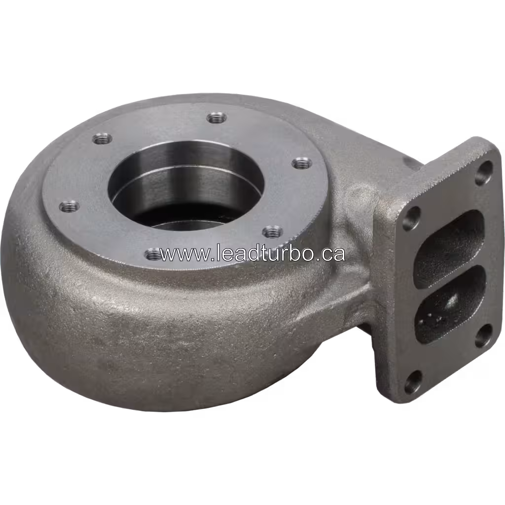 Carcaça de Turbina 3524748-cast H1E para Volvo TXD73 45 degree view