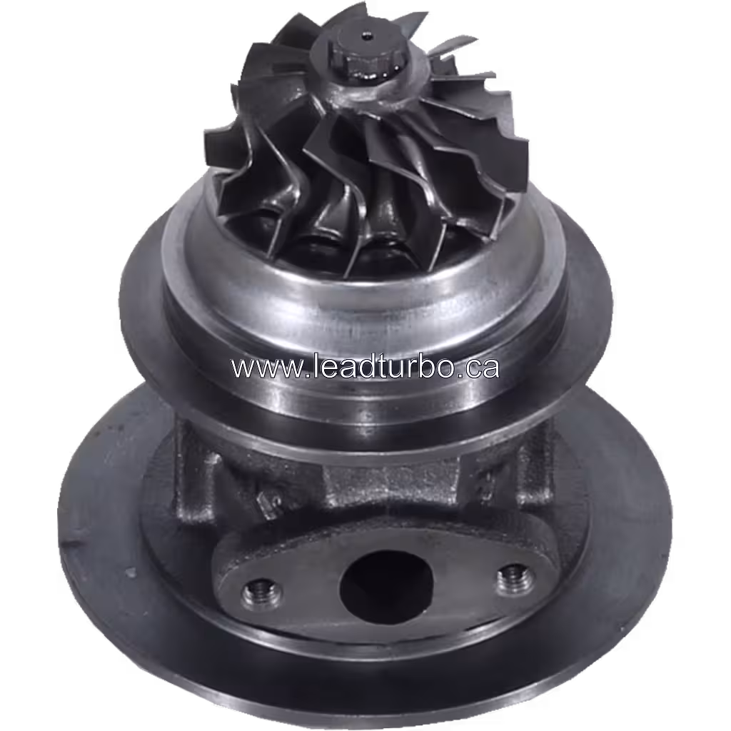 Core турбокомпресора HX30 (3593410) для Cummins 4BTA 90HP bottom 45 degree view